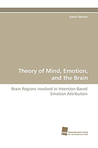 Imagen de archivo de Theory of Mind, Emotion, and the Brain a la venta por Chiron Media