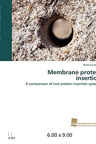 Stock image for Membrane protein insertion for sale by Chiron Media