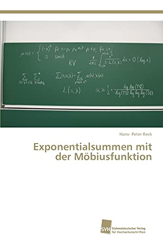 Imagen de archivo de Exponentialsummen mit der Mbiusfunktion (German Edition) a la venta por Lucky's Textbooks