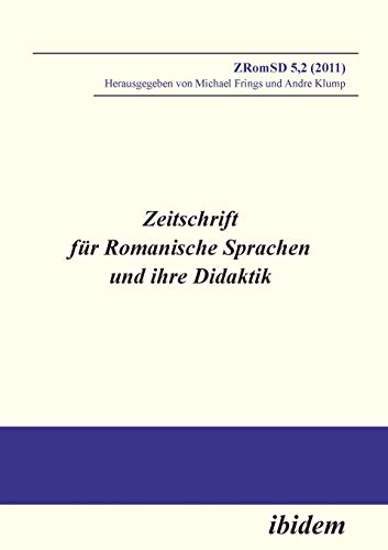 Stock image for Zeitschrift fr Romanische Sprachen und ihre Didaktik: 5.2 for sale by medimops