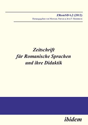 Stock image for Zeitschrift fr Romanische Sprachen und ihre Didaktik: Heft 6.2 for sale by medimops