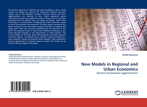 Imagen de archivo de New Models in Regional and Urban Economics a la venta por Revaluation Books