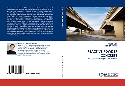 9783838324067: REACTIVE POWDER CONCRETE: Analysis and Design of RPC Girders