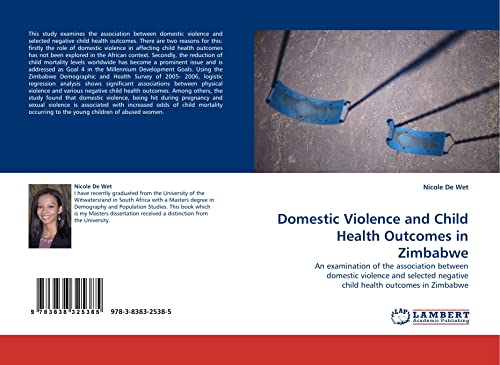 Imagen de archivo de Domestic Violence and Child Health Outcomes in Zimbabwe a la venta por Revaluation Books