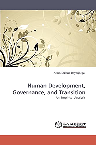 9783838336213: Human Development, Governance, and Transition: An Empirical Analysis