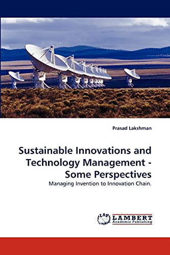 Stock image for Sustainable Innovations and Technology Management - Some Perspectives for sale by Chiron Media