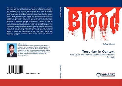 9783838370019: Terrorism in Context: Fact, Causes and Solutions (Islamic Guideline to solve the issue)