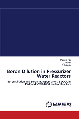 9783838383736: Boron Dilution in Pressurizer Water Reactors: Boron Dilution and Boron Transport after SB LOCA in PWR and VVER-1000 Nuclear Reactors