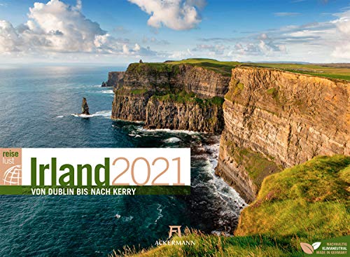 Imagen de archivo de Irland ReiseLust Kalender 2021, Wandkalender im Querformat (45x33 cm) - Natur- und Reisekalender, Kste und Kultur a la venta por medimops