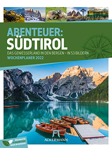 Beispielbild fr Sdtirol - Wochenplaner Kalender 2022, Wandkalender im Hochformat (25x33 cm) - Reise-Wochenkalender Italien, Dolomiten mit Rtseln und Sudokus zum Verkauf von medimops