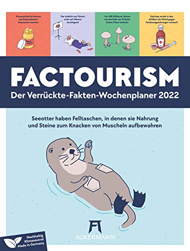 Beispielbild fr Factourism - Wochenplaner 2022: Der Verrckte-Fakten-Wochenplaner (Kalender) zum Verkauf von medimops