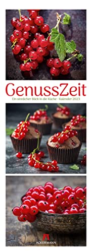 Beispielbild fr GenussZeit Kalender 2023, Triplet-Wandkalender im Hochformat (24x66 cm) - Lifestyle-, Kchen-Kalender, Gourmets, Kulinarisch zum Verkauf von medimops