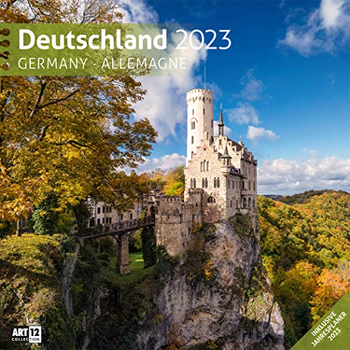 Beispielbild fr Deutschland 2023, Wandkalender / Broschrenkalender im Hochformat (aufgeklappt 30x60 cm) - Geschenk-Kalender mit Monatskalendarium zum Eintragen zum Verkauf von medimops