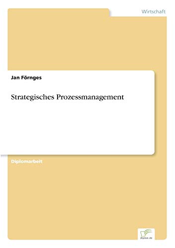 9783838666044: Strategisches Prozessmanagement