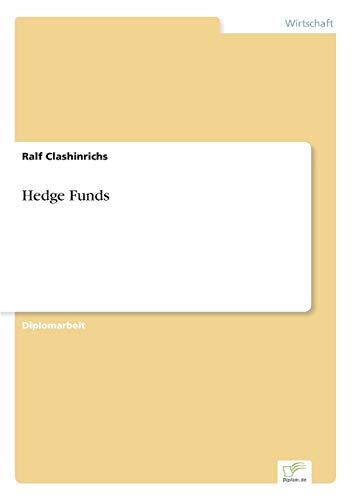 Imagen de archivo de Hedge Funds a la venta por Chiron Media