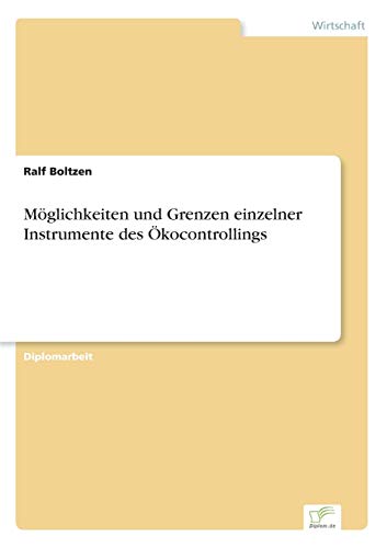 9783838679938: Mglichkeiten und Grenzen einzelner Instrumente des kocontrollings