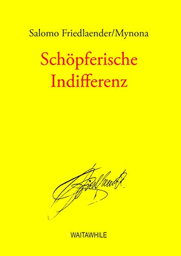 Beispielbild fr Schpferische Indifferenz. Hgg. v. Hartmut Geerken & Detlef Thiel, zum Verkauf von modernes antiquariat f. wiss. literatur