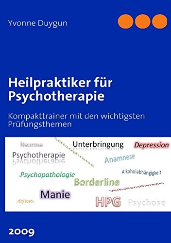 9783839132500: Heilpraktiker Fur Psychotherapie