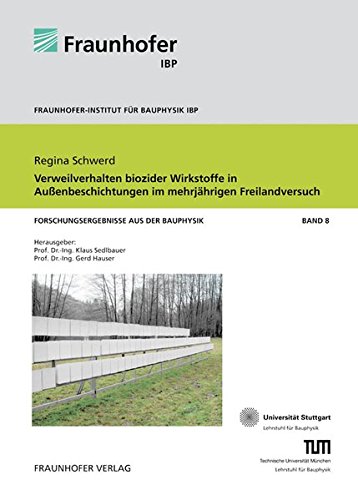 Stock image for Verweilverhalten biozider Wirkstoffe in Auenbeschichtungen im mehrjhrigen Freilandversuch. for sale by Buchpark