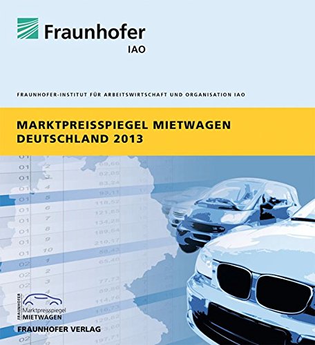 Imagen de archivo de Marktpreisspiegel Mietwagen Deutschland 2013 a la venta por medimops