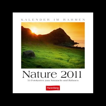 9783840001277: Nature 2011: Harenberg Premium-Kalender im Rahmen