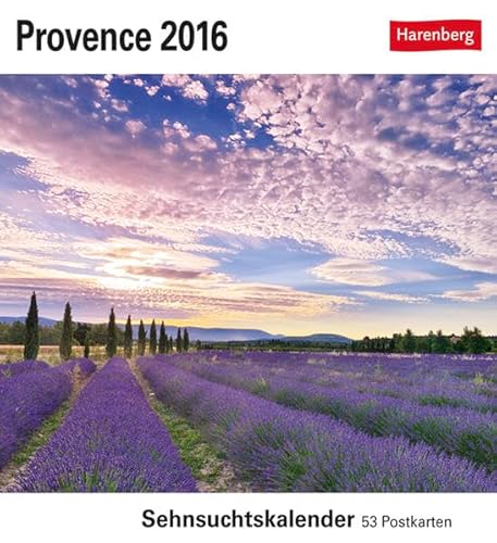 9783840012082: Provence 2016: Sehnsuchtskalender, 53 Postkarten