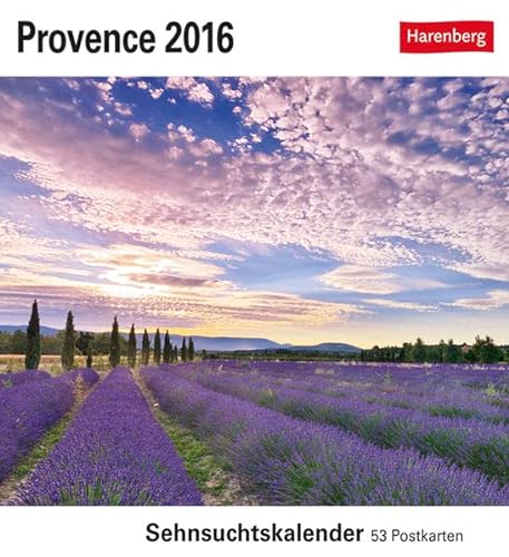 9783840012082: Provence 2016: Sehnsuchtskalender, 53 Postkarten