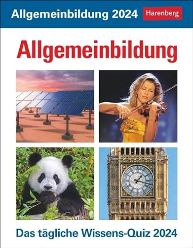 Imagen de archivo de Allgemeinbildung Tagesabreikalender 2024: Das tgliche Wissens-Quiz a la venta por medimops