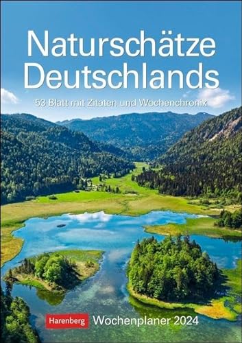 Beispielbild fr Naturschtze Deutschlands Wochenplaner 2024: 53 Blatt mit Zitaten und Wochenchronik zum Verkauf von medimops