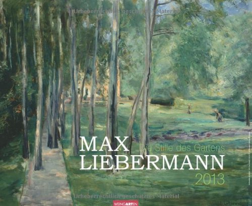 Max Liebermann 2013 (9783840055935) by Unknown Author