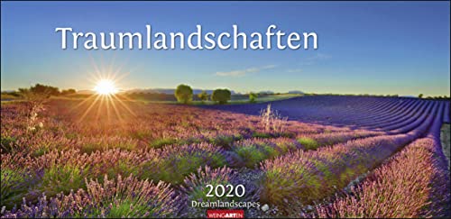 Stock image for Traumlandschaften. Wandkalender 2020. Monatskalendarium. Spiralbindung. Format 68 x 33 cm for sale by medimops