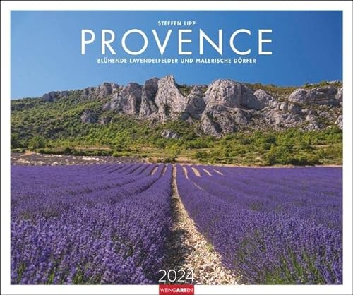 Beispielbild fr Provence Kalender 2024: Blhende Lavendelfelder und malerische Drfer zum Verkauf von medimops