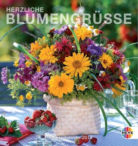 Blumengrüße 2013. Postkartenkalender