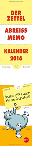 9783840134814: Zettel-Abrei-Memo-Kalender 2016