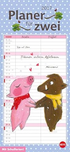 Stock image for Rosalie & Trffel Planer fr zwei - Kalender 2017 for sale by Buchpark