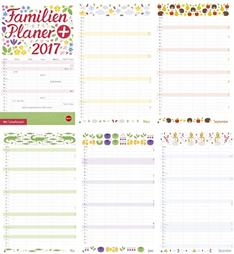 Familienplaner plus Clips - Kalender 2017