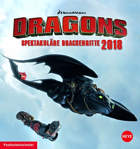 Beispielbild fr Dragons Postkartenkalender 2018 - guter Erhaltungszustand -2- zum Verkauf von Weisel