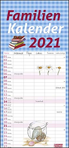 Beispielbild fr times&more Schaffner Familienplaner Kalender 2021 zum Verkauf von medimops