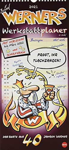 Beispielbild fr Werner Werkstattplaner Kalender 2021 zum Verkauf von medimops