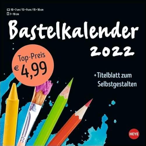 Imagen de archivo de Bastelkalender schwarz klein a la venta por medimops