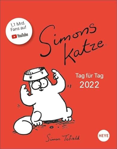 Imagen de archivo de Simons Katze Tagesabrei kalender - Kalender 2022 a la venta por WorldofBooks