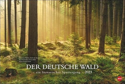 Beispielbild fr Der deutsche Wald - Ein literarischer Spaziergang Kalender 2023: Ein literarischer Spaziergang zum Verkauf von medimops