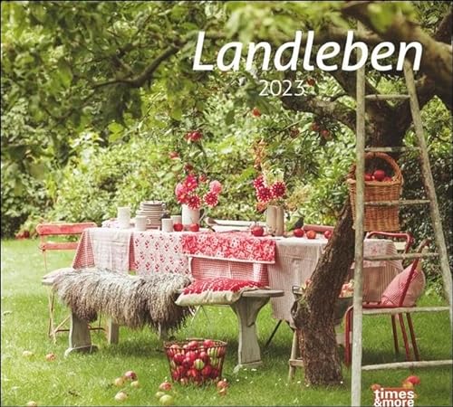 Beispielbild fr Landleben Bildkalender 2023 - times&more Wandkalender mit Monatskalendarium - 30 x 27 cm zum Verkauf von medimops