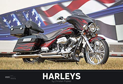 Beispielbild fr Harleys 2020 - Bildkalender quer (50 x 34) - Technikkalender - Fahrzeuge - Motorrad-Kalender - Wandkalender: by Christian Popkes zum Verkauf von medimops