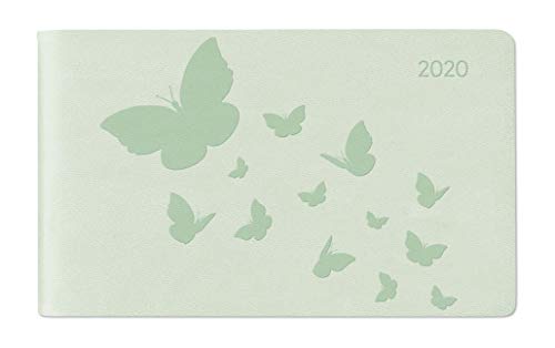 Beispielbild fr Ladytimer TO GO Deluxe Pastel Mint 2020 - Taschenkalender quer(15 x 9) - Tucson Einband - Motivprgung Schmetterlinge - Weekly - 128 Seiten zum Verkauf von medimops