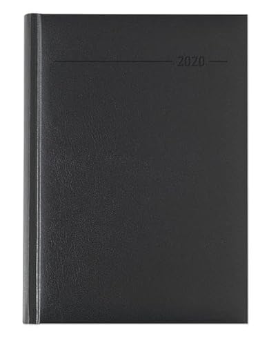 9783840709753: Agenda giornaliera 15x21 cm balacron nera 2020