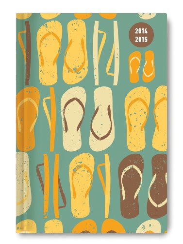 9783840757105: Collegetimer Flip Flops 2014/2015 - Schlerkalender A5 - Day By Day - 352 Seiten