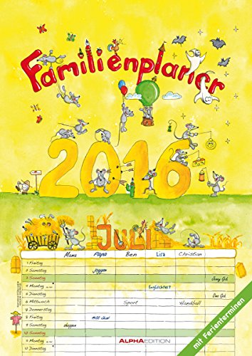 Familienplaner 2016 6 spalten - Die Favoriten unter der Vielzahl an analysierten Familienplaner 2016 6 spalten!