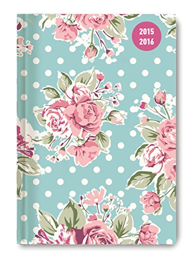 9783840766558: Collegetimer Roses 2015/2016 - Schlerkalender A5 - Weekly - 224 Seiten