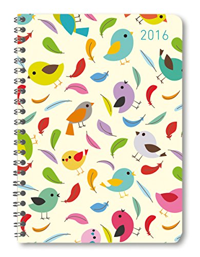 9783840767913: Ladytimer Ringbuch Birds 2016 - Taschenplaner / Taschenkalender A5 - Collegetimer / Schlerkalender - Weekly - Ringbindung - 128 Seiten - Vgel